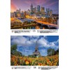 City Magic DIN A4 Wall Calendar for 2025 Cities Travel