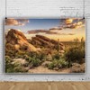 Leowefowa Vinyl 7x5ft Desert Photo Background Backdrop Weathered Rock Cactus