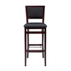 Linon Keira Pad Back Folding Bar Stool