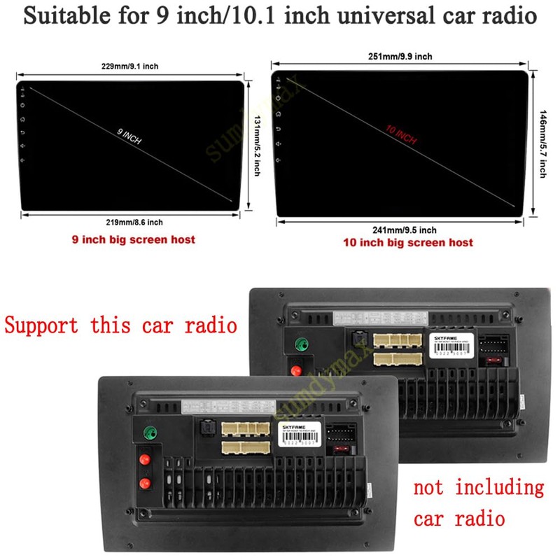 Fits for Toyota 4 Runner 2010-2019 Black Car Radio Stereo