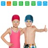 RUIGAO Kids Swim Goggles Age 3-8, Child Goggles Fbaric Strap,