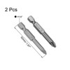 uxcell 1/4-Inch Hex Shank Magnetic #1#2 Screwdriver Bit 50mm Length