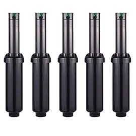 Suinga Hunter SRM-04 Sprinkler Range 4 to 9 m Thread 1/2 Inch Adjustable Angle Black Pack of 5