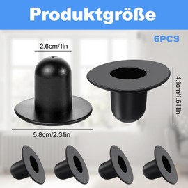 Set of 6 Pool Plugs - High Quality Pool Sealing Plugs for Filter Pumps & Openings - Reusable Pool Plugs for Garden Pools & Above Ground Pools