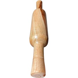 Hardwood Dough Roller with Easy Grip Handles | Wooden Rolling Pin,Belan,Belna,Traditional Belan for Roti, Chapati, Dough, Pastry – pack of 1