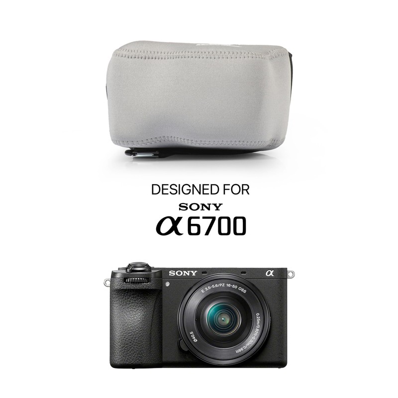 MegaGear Neoprene Camera Case for Sony Alpha a6700 (16-50 mm)