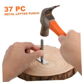 Operitacx 1set Metal Letter Stamping Kit Carbon Steel Alphabet and Number Punch Set for Crafting and Jewelry Making and Versatile Stamps for Creative Projects