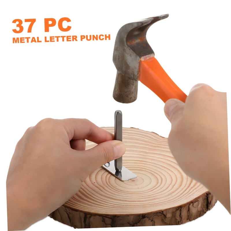 Operitacx 1set Metal Letter Stamping Kit Carbon Steel Alphabet and