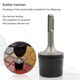 Durable Rubber Mallet Tool with Handle Essential Hammer for Radiators Plumbing Tile Laying and Beyond Equipment Installation