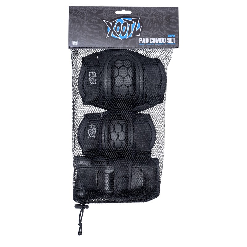 Xootz Kids' Skate Bmx Knee, Elbow and Wrist Protective Set