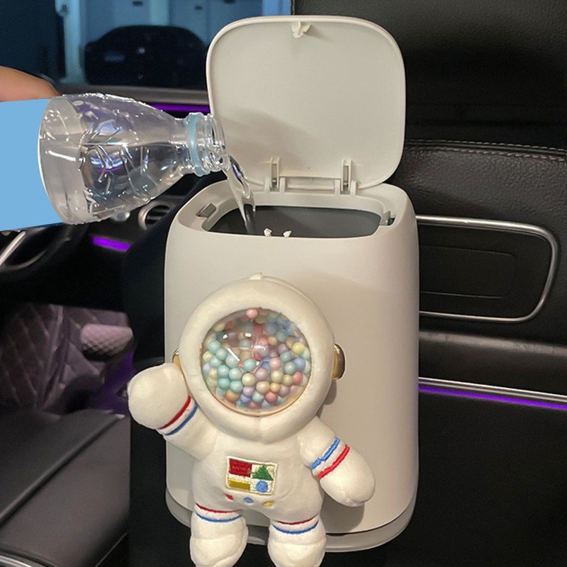 Car Trash Can Mini Garbage Can Multifunctional Automobile Storage Organizers