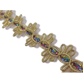 Kirari Handicraft Club NO.1861 Craft Blade_Golden (Gold) Width 0.4 inches (1.0 cm) x Length 16.8 ft (3 m) Roll Product Name