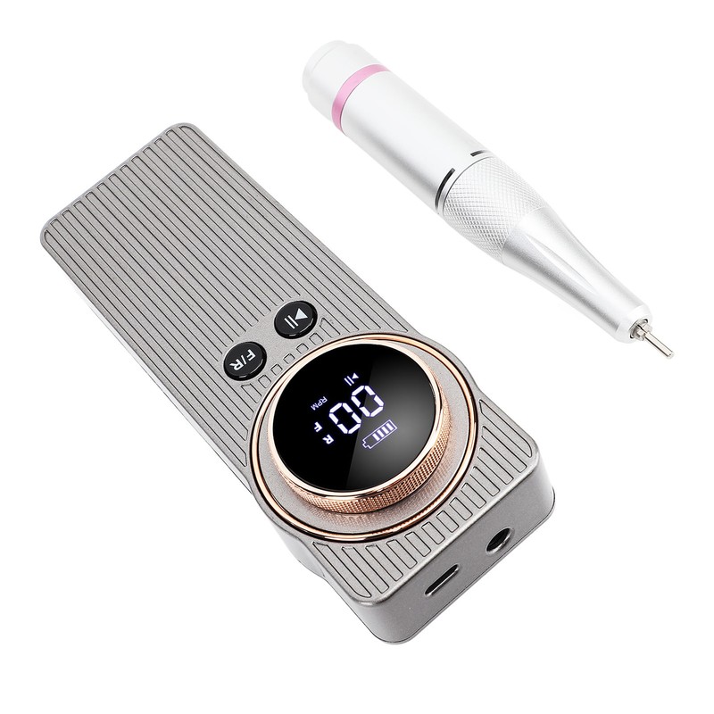 Nail Drill Machine Portable High Speed 35000RPM Rechargeable Nail Art