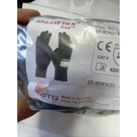 PIP 1PR PIP MaxiFlex 34-8743 Nitrile Micro-Foam Coated ANSI Cut Resistant Work Glove