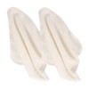 FOMIYES 4sets Bamboo Face Towels Reusable Exfoliating Face Cloths Large