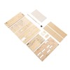 1: 130 Wooden Model Sailboat Kit for Adults Improve Hands