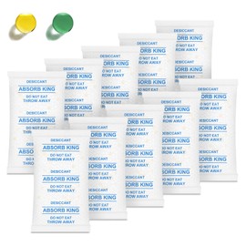Silica Gel Packets, 1 Gram 500 Packs Moisture Absorbers for Food Storage, Premium Color Indicating Desiccant Packs for Food, Seeds, Jewelry, Electronics