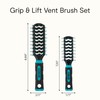 Conair Grip & Lift Vent Hairbrush 2PK, Full-Size and Mid-Size