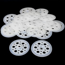ITROLLE 100PCS Polypropylene Washers, Load Spreading Plastic Washers, Rigid Foam Insulation Panels and Sheets, White