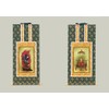 Kyoto Butsudan Isemura, Set of 2, Buddhist Altar Wall Scroll,