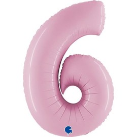 Grabo 076PP-P Number 6 Superloon Single Pack, Length-40 Inch, Colour, Pastel Pink, One Size