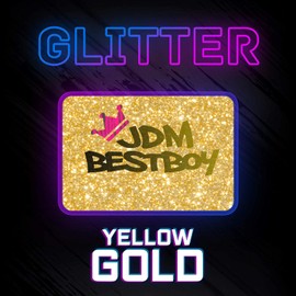 20"x120" (1.66FTx10FT) Yellow Gold Glitter Heat Transfer Vinyl Best HTV for Silhouettee Cameo and Cricut Sheet DIY Iron On Heat Press T-Shirt Clothes and Other Textiles