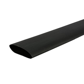 Heat Shrink Tubing (1/2-inch diameter, 48-inches long) (Color Black) by A Plus Parts House