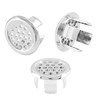 Qjaiune 3 Pack Bathroom Sink Overflow Trim Ring, Electroplating Chrome