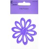 Craftime AC0130V Colour Connection FAB Flowers, Purple