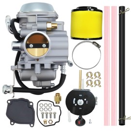 0470-352 Carburetor Fit for Suzuki Quadrunner 500 LTF500F 4X4 1998-2002 ATV Carb for Arctic Cat ATV 400 1998-2001 Replaces 0470-348 0470-362 0470-367 with Air Filter