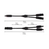Intckwan Solar Panel Y Plug, Ip67, F/M/M and M/F/F, Solar