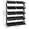 AngelcityCC 5 Tier Retail Display Rack with 10 Baskets, Market