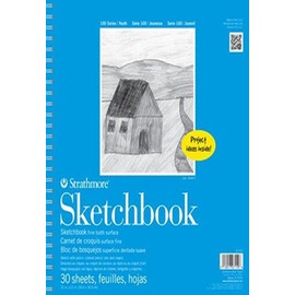 Strathmore STR- Cuaderno de bocetos en espiral para niños, 30 hojas, 30 cm, 30 cm x 30 cm