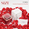 Rosaura Eternal Real Rose Jewelry Box for Women - Surprise
