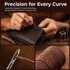3 Pcs Heavy Duty Nylon Thread and Needle Kit, Strong