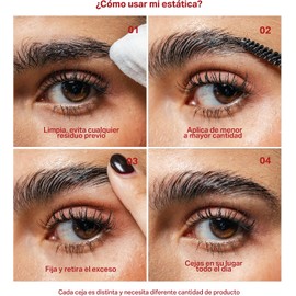 PICOPICO Estática Gel Transparente de Cejas Acabado Laminado