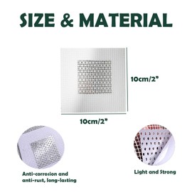 3 Pcs 2 Inch Wall Patch Repair,Drywall Repair Patch Self Adhesive Drywall Patch and Fiberglass Repair Kit,Heavy Duty Dry Wall Hole Repair Patch for Drywall Plasterboard,Plaster Dent Repair