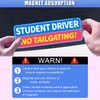 GAOLAOSY 3PCS No Tailgating Student Driver Magnet for Car, Reflective