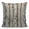 WONDERTIFY Birch Cushion Cover Tree Trunk Nature Decorative Throw Pillow