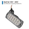 DOCAS LED Strobe Emergency Lights, 8X Amber White 12 LED