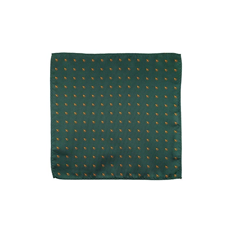 TigerTie Designer Pocket Square with Lilies Pattern - Pocket Square