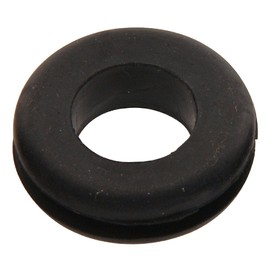 The Hillman Group 55055 Groove Rubber Grommet, 5/8 by 1/4 by 1/2-Inch, 25-Pack,Black