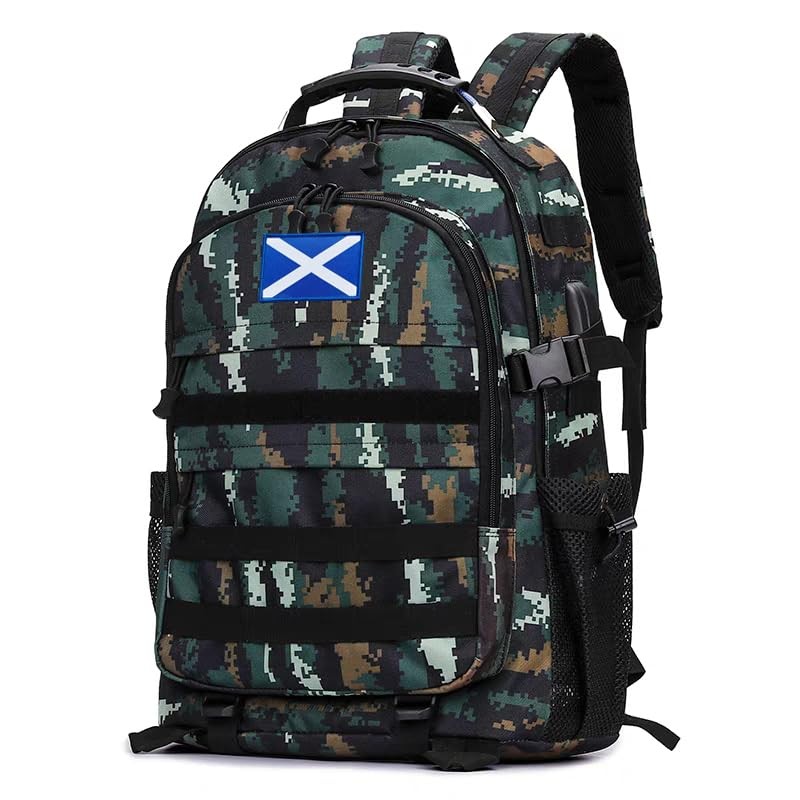 3Pcs Scotland Scotsman Flag Patch 2x3 Inch, Hook Loop Tactical