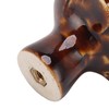 6Pcs Cabinet Knob Rose Flower Shape Delicate Ceramic Knob for
