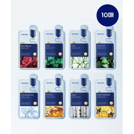 Mediheal Derma Plus 10 Sheets 8 Types (Cica/Aloe/Heyne/White Birch/Citrus/Hyalu/Propolis/Camellia)