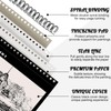 12 Pack Sketch Book, 8.5 x 11Inch Sketchbook, 68lb/100gsm Top