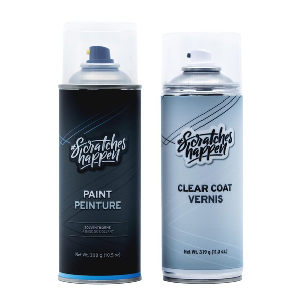ScratchesHappen Exact-Match Spray Paint - Black/Black Onyx (WA8555/WA848/41/GBA) for Buick