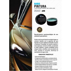 NANO SCHUTZ - Nano Pintura - Pasta Cerámica de Nanotecnología de Larga Duracion para Pintura de Autos 30 grs (1)