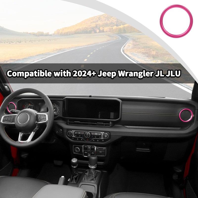for Jeep JL Air Vent Cover Dash Air Conditioning Outlet