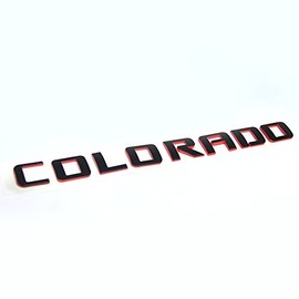 Yoaoo 1x OEM Colorado Red Line Nameplate Emblem Badge 3D Letter Compatible with Original Redline